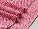 Spaces Stripe Blush 100% Cotton Bath Towel