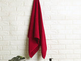 Spaces Stripe Dark Red 100% Cotton Bath Towel - Relish