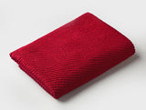 Spaces Stripe Dark Red 100% Cotton Bath Towel - Relish