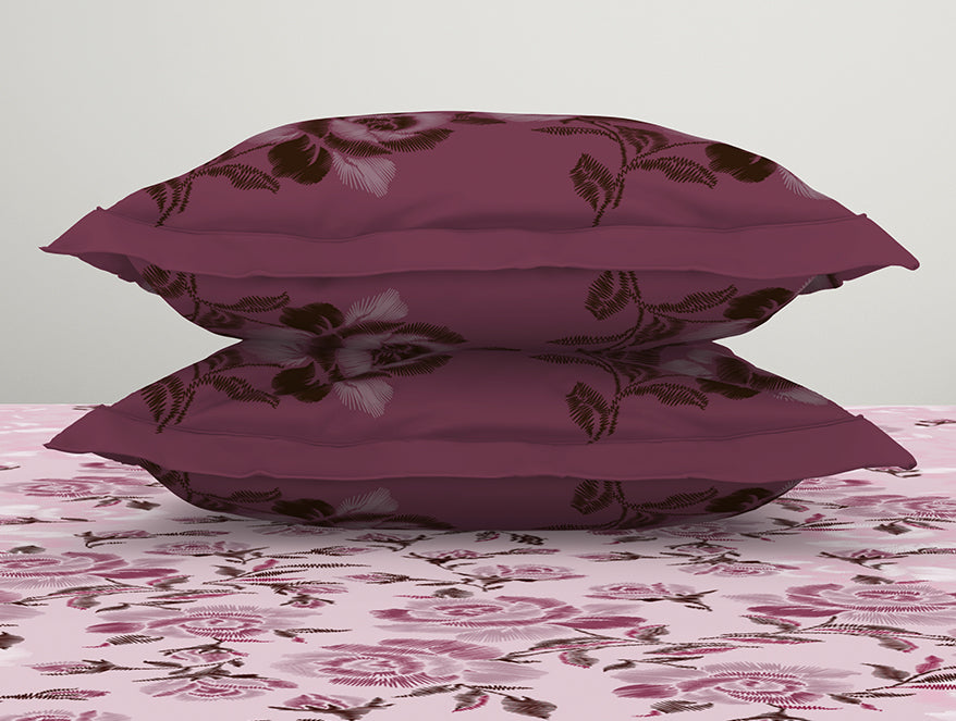 Spaces Blush Pink 100% Cotton Bedsheet Atrium