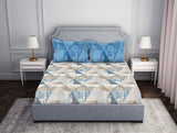 Spaces Atrium Light Blue 100% Cotton Bedsheet
