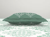 Spaces Aqua 100% Cotton Bedsheet - Atrium