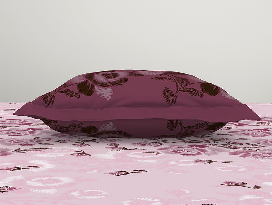 Spaces Blush Pink 100% Cotton Bedsheet Atrium