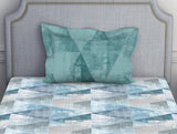 Spaces Dark Green 100% Cotton Bedsheet - Atrium