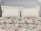 Spaces Luxurious Cream Floral Quilt from Atrium