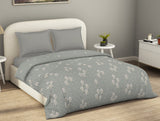 Spaces Refined Light Grey Floral Duvet Cover