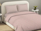 Spaces Essential 144 TC Pink Floral Duvet Cover