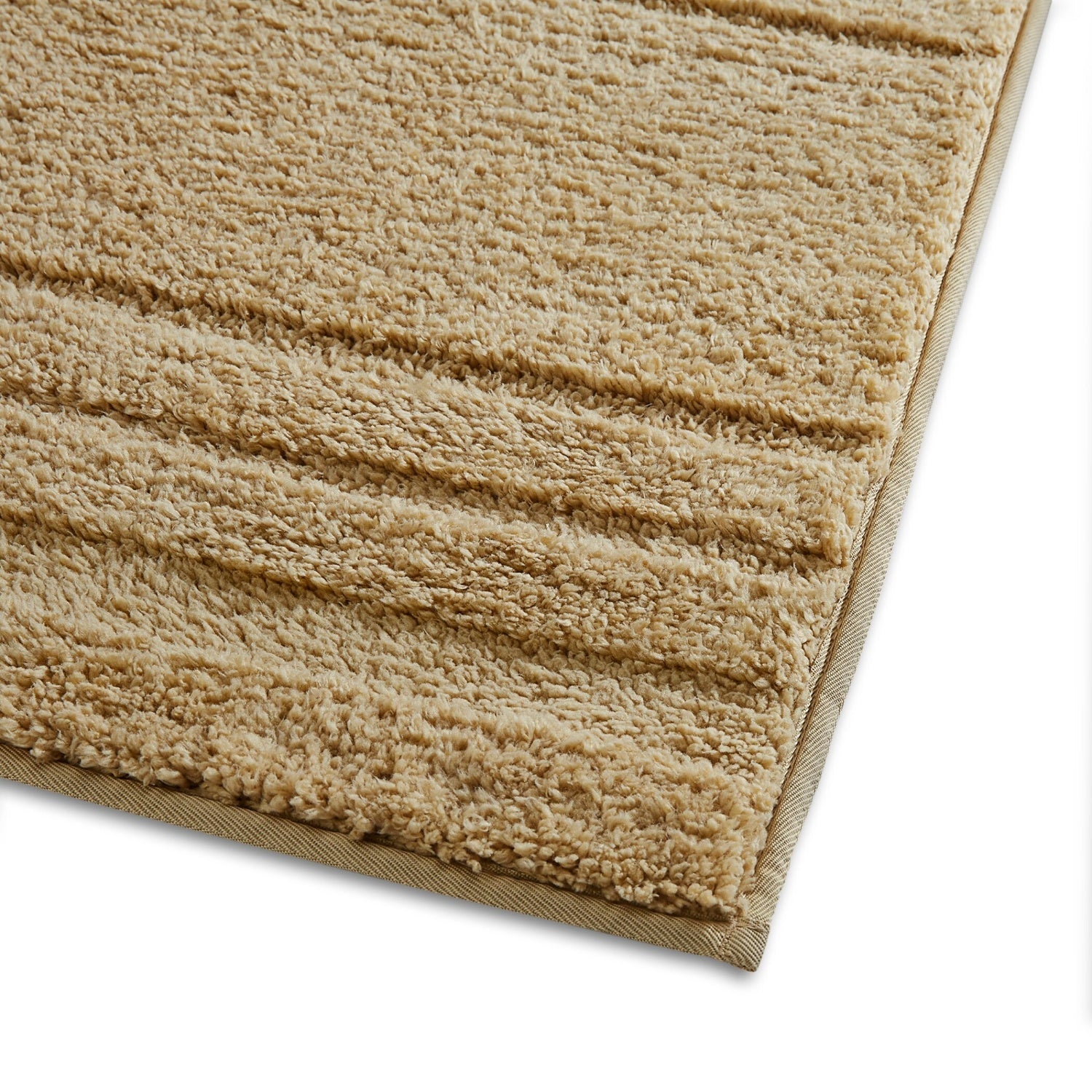 Spaces Airsoft Polyester Small Bath Mat, 1552 GSM, Solid, Yellow