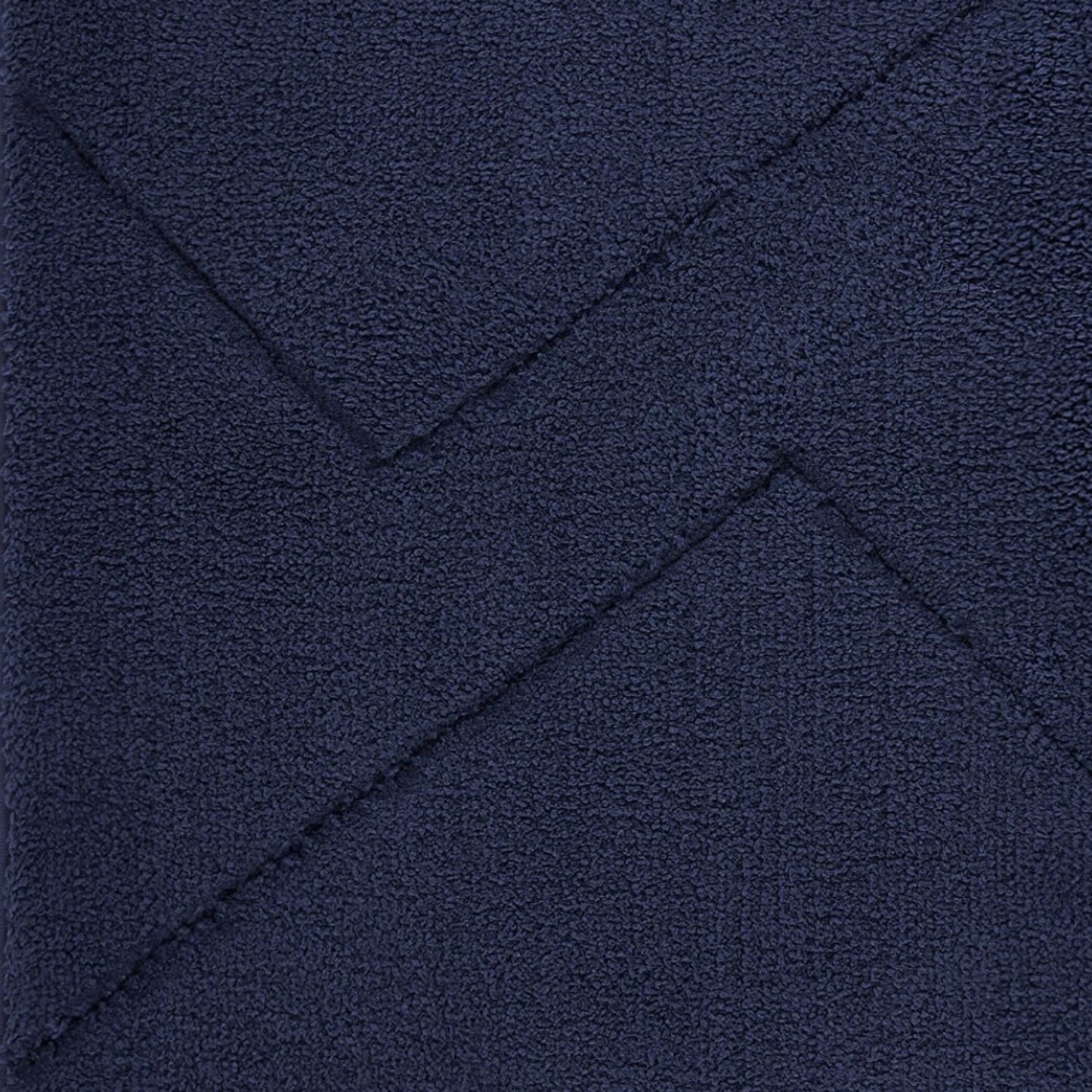 Spaces Swift Flow Polyester Small Bath Mat, 1677 GSM, Solid, Navy
