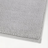 Spaces Swift Flow Polyester Small Bath Mat, 1677 GSM, Solid, Silver