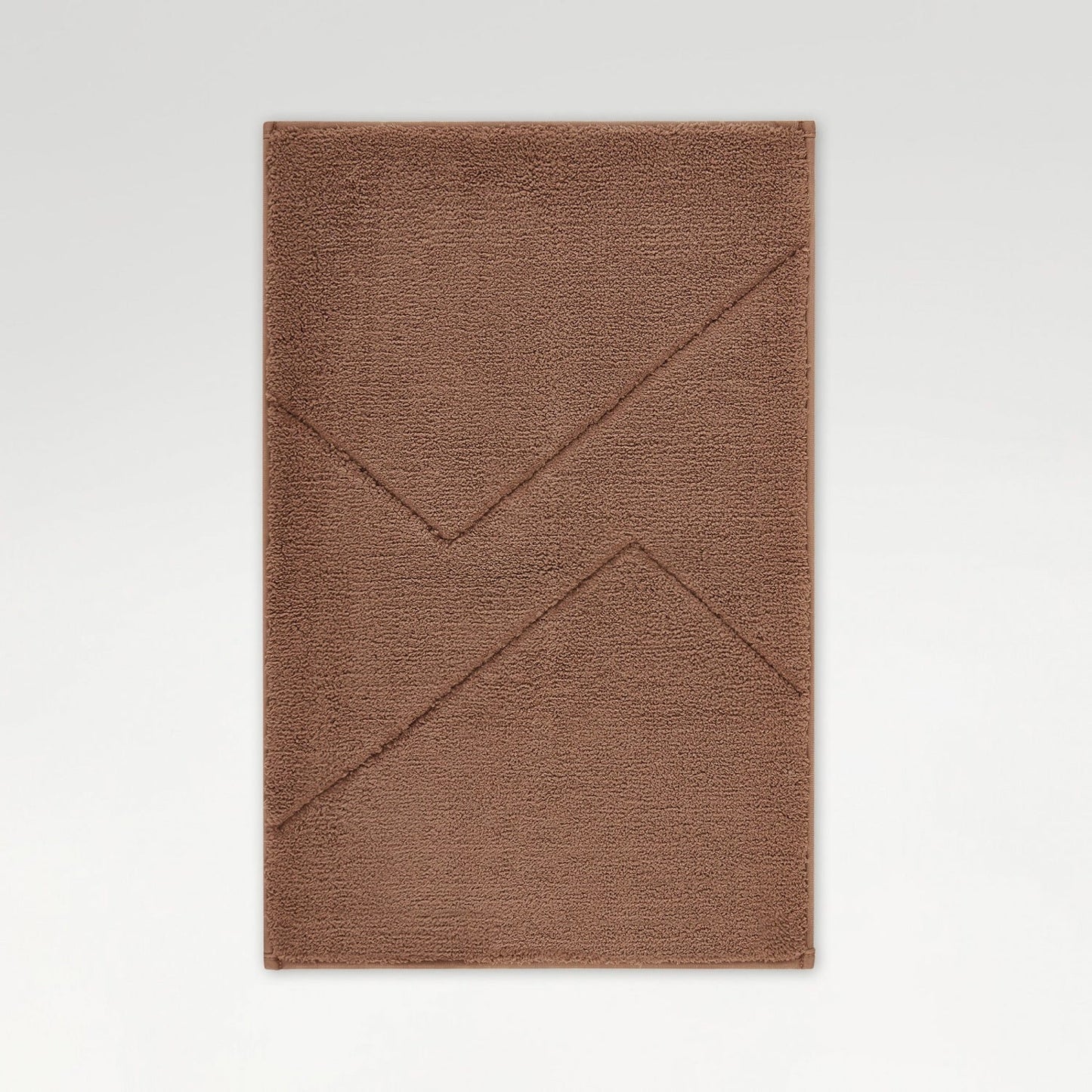 Spaces Swift Flow Polyester Small Bath Mat, 1677 GSM, Solid, Dark Brown