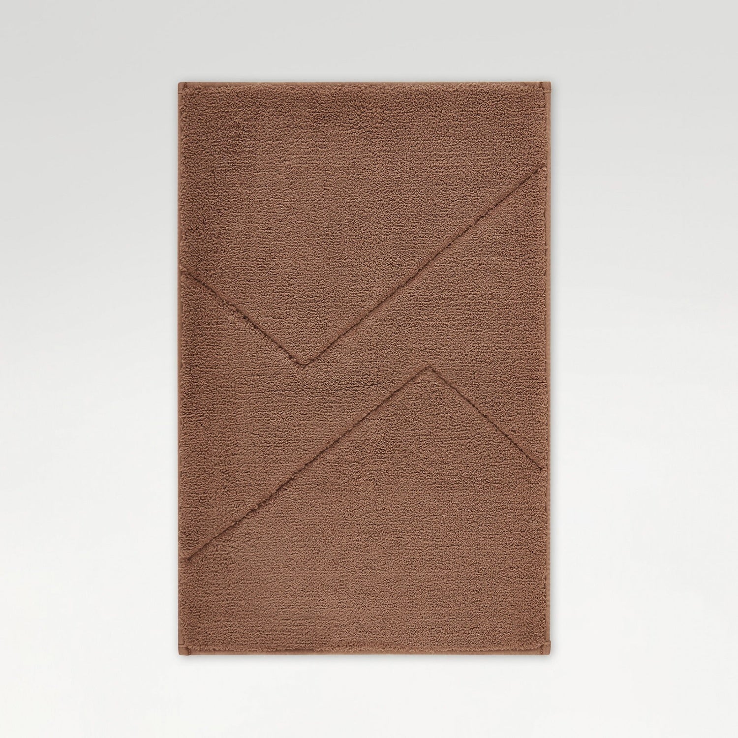 Spaces Swift Flow Polyester Small Bath Mat, 1677 GSM, Solid, Dark Brown