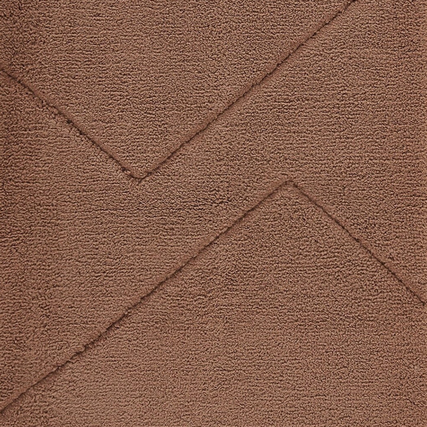 Spaces Swift Flow Polyester Small Bath Mat, 1677 GSM, Solid, Dark Brown