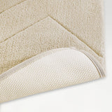 Spaces Swift Flow Polyester Small Bath Mat, 1677 GSM, Solid, Light Brown