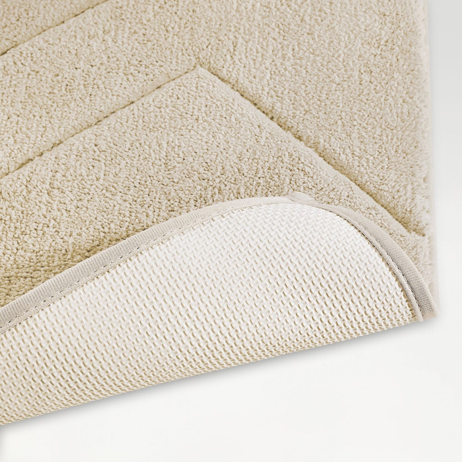 Spaces Swift Flow Polyester Small Bath Mat, 1677 GSM, Solid, Light Brown
