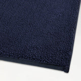 Spaces Swift Flow Polyester Large Bath Mat, 1659 GSM, Solid, Navy