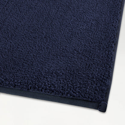 Spaces Swift Flow Polyester Large Bath Mat, 1659 GSM, Solid, Navy