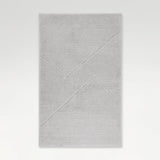 Spaces Swift Flow Polyester Large Bath Mat, 1659 GSM, Solid, Silver