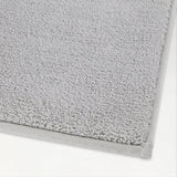 Spaces Swift Flow Polyester Large Bath Mat, 1659 GSM, Solid, Silver