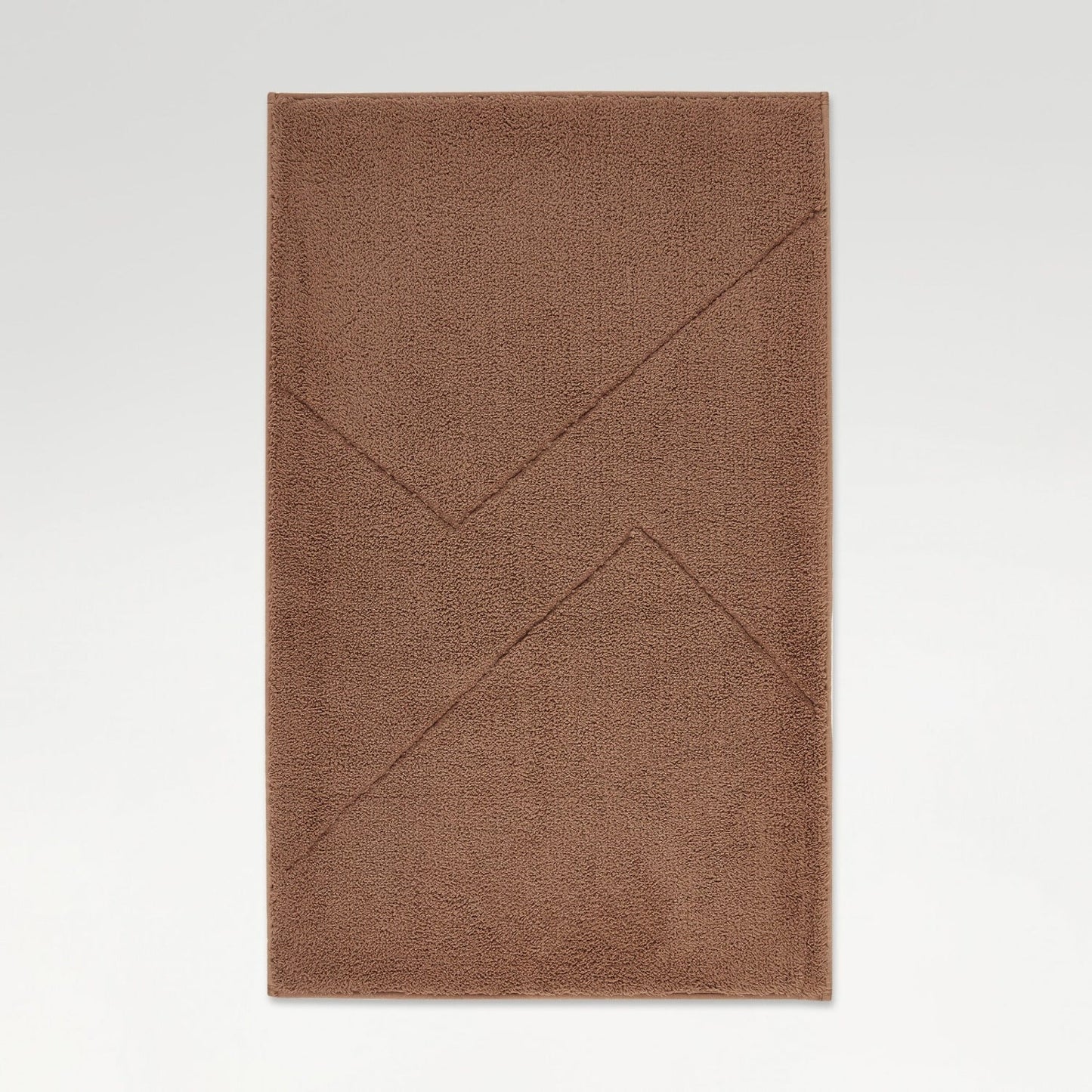 Spaces Swift Flow Polyester Large Bath Mat, 1659 GSM, Solid, Dark Brown