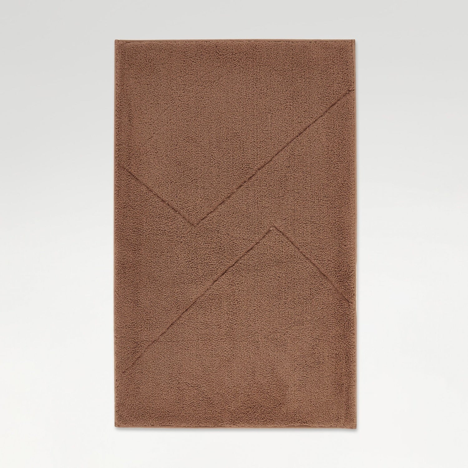 Spaces Swift Flow Polyester Large Bath Mat, 1659 GSM, Solid, Dark Brown