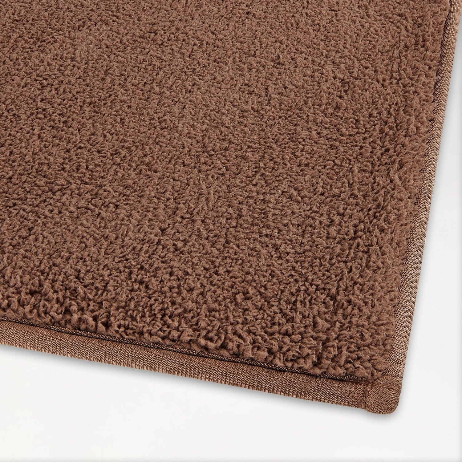 Spaces Swift Flow Polyester Large Bath Mat, 1659 GSM, Solid, Dark Brown