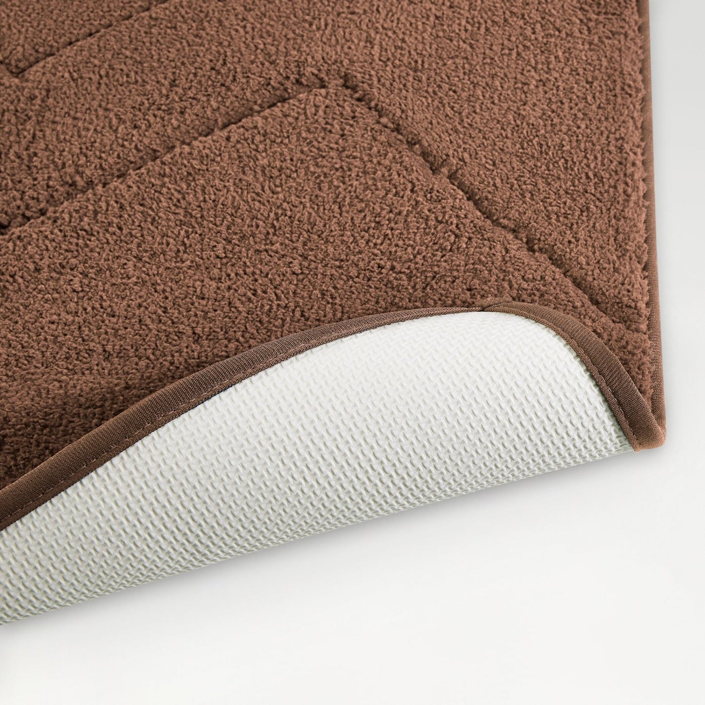 Spaces Swift Flow Polyester Large Bath Mat, 1659 GSM, Solid, Dark Brown