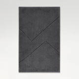 Spaces Swift Flow Polyester Large Bath Mat, 1659 GSM, Solid, Light Grey