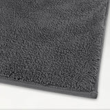 Spaces Swift Flow Polyester Large Bath Mat, 1659 GSM, Solid, Light Grey