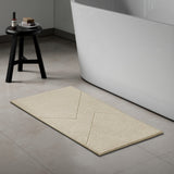 Spaces Swift Flow Polyester Large Bath Mat, 1659 GSM, Solid, Light Brown