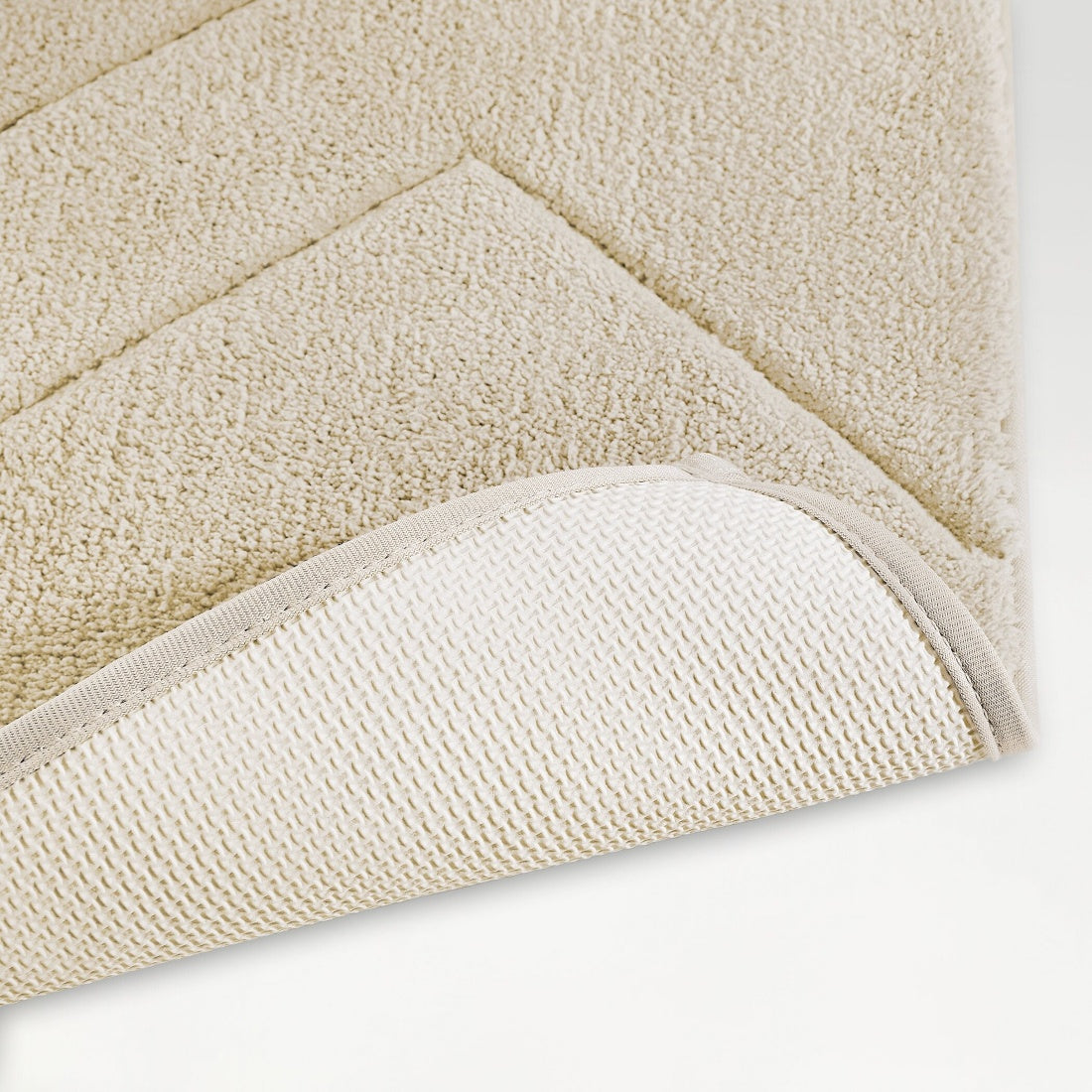 Spaces Swift Flow Polyester Large Bath Mat, 1659 GSM, Solid, Light Brown