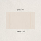Spaces Swift Flow Polyester Large Bath Mat, 1659 GSM, Solid, Light Brown