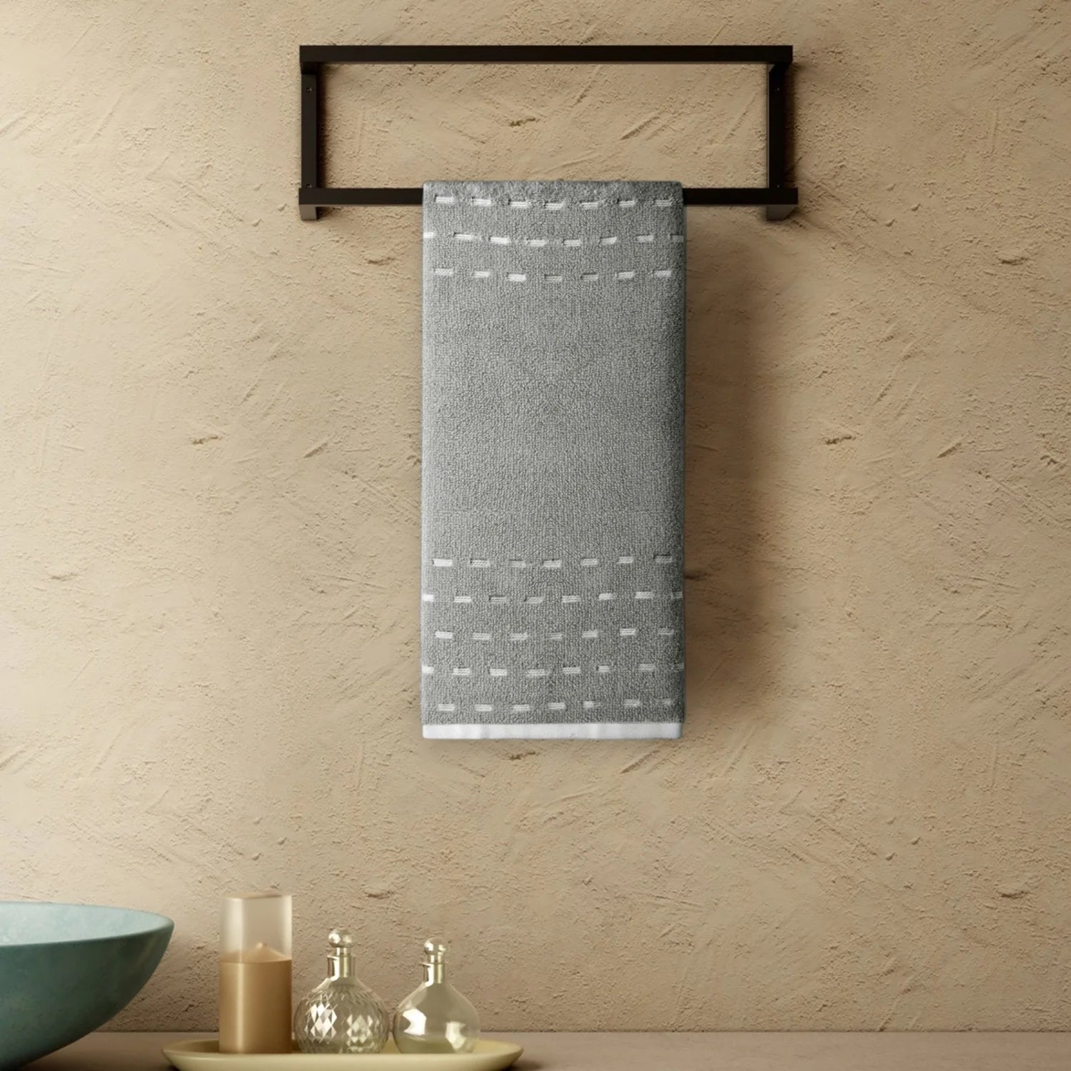 Spaces Airsoft 100% Cotton Hand Towel Set (2 Pcs), 450 GSM, Solid
