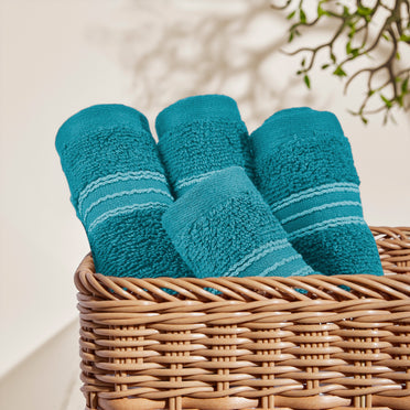 Spaces Swift Flow 100% Cotton Face Towel, 500 GSM, Solid, Colours Available  Pack Of 1