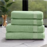 Spaces Swift Flow 100% Cotton Large Towel, 500 GSM, Solid, Light Green