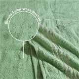 Spaces Swift Flow 100% Cotton Large Towel, 500 GSM, Solid, Light Green