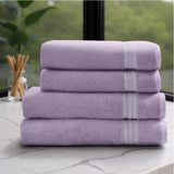 Spaces Swift Flow 100% Cotton Large Towel, 500 GSM, Solid, Light Violet