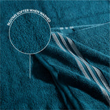 Spaces Swift Flow 100% Cotton Large Towel, 500 GSM, Solid, Dark Teal