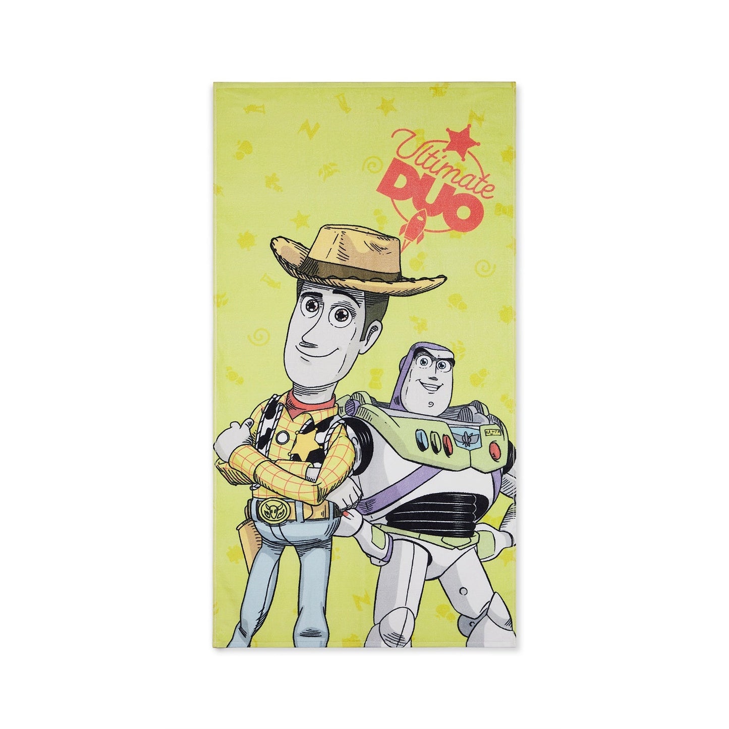 Spaces Kids 100% Cotton Bath Towel, 380 GSM, Character, Light Yellow