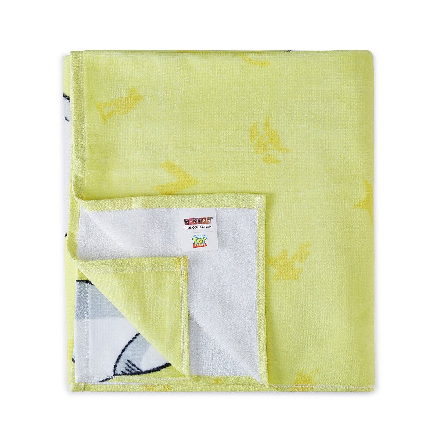 Spaces Kids 100% Cotton Bath Towel, 380 GSM, Character, Light Yellow