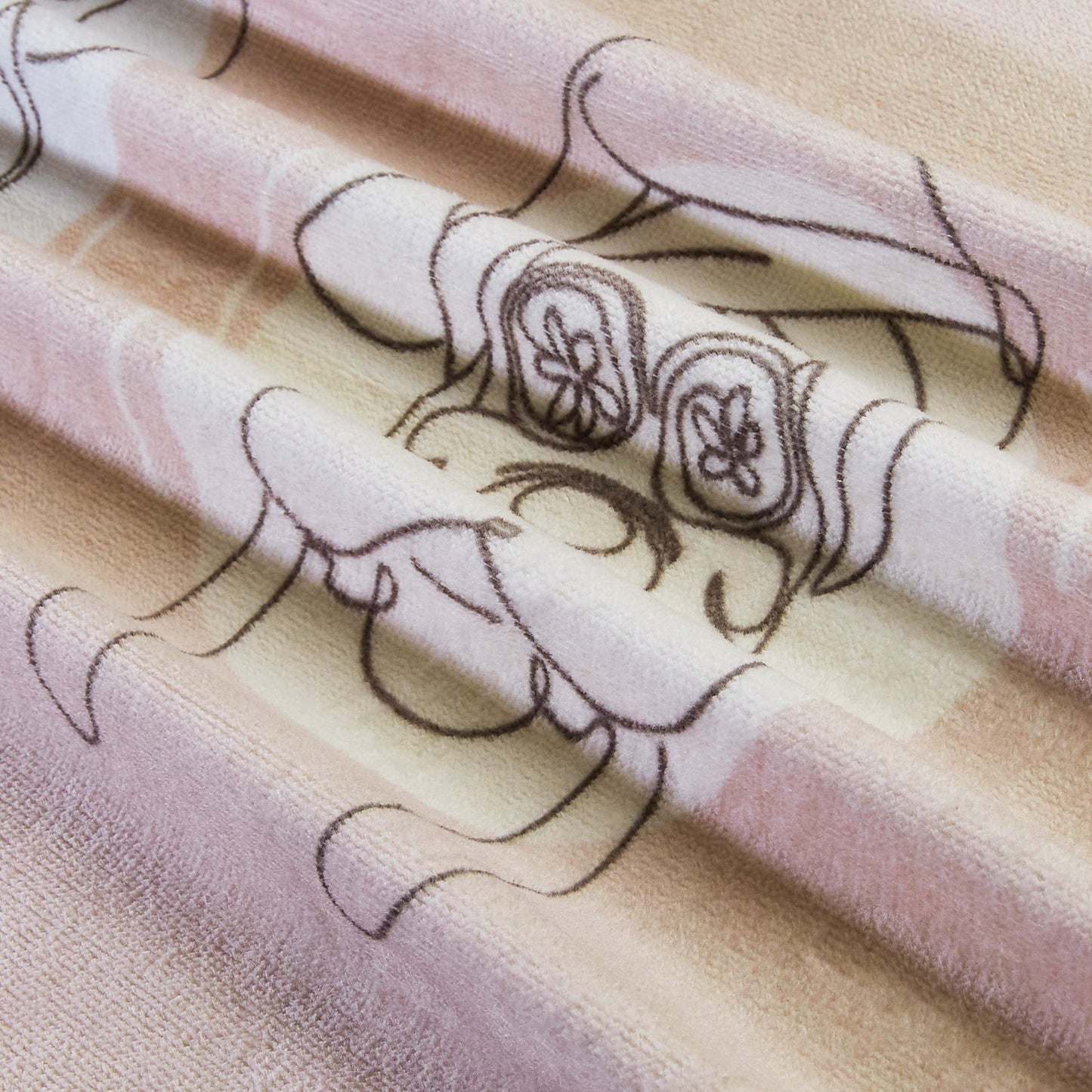 Spaces Kids 100% Cotton Bath Towel, 380 GSM, Character, Beige