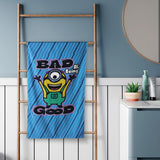 Spaces Kids 100% Cotton Bath Towel, 380 GSM, Character, Blue