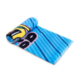 Spaces Kids 100% Cotton Bath Towel, 380 GSM, Character, Blue