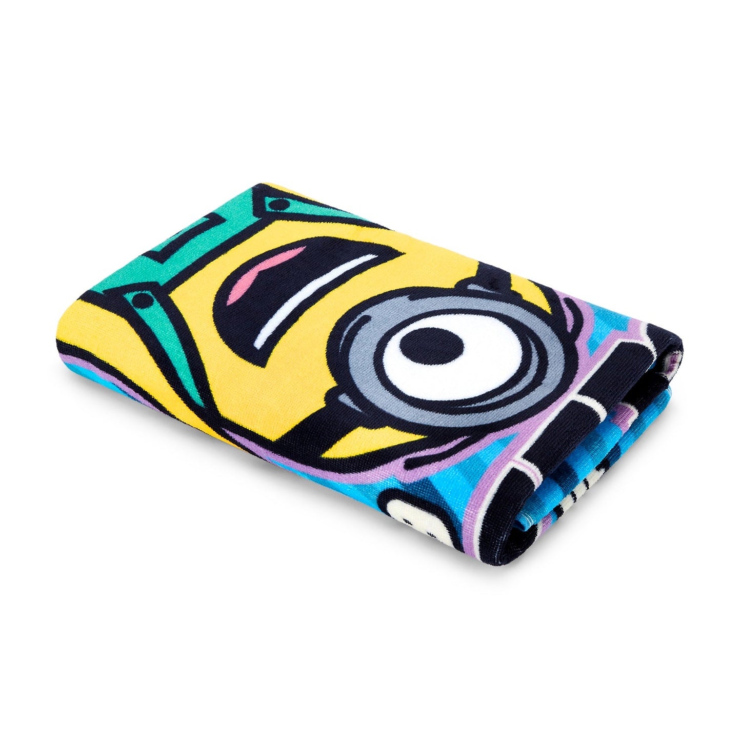 Spaces Kids 100% Cotton Bath Towel, 380 GSM, Character, Blue