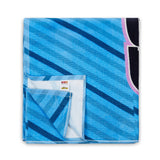 Spaces Kids 100% Cotton Bath Towel, 380 GSM, Character, Blue