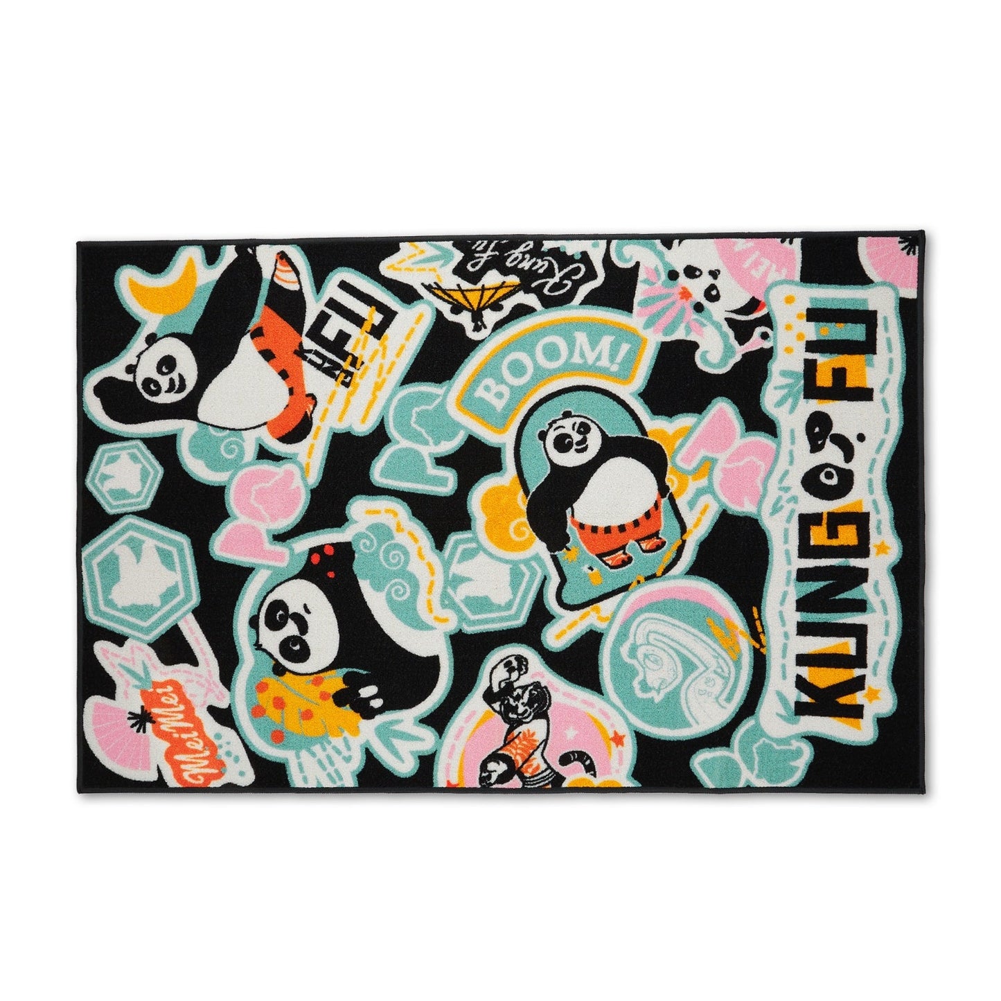 Spaces Kids Nylon Area Rugs, 1070 GSM, Character, Dark Blue