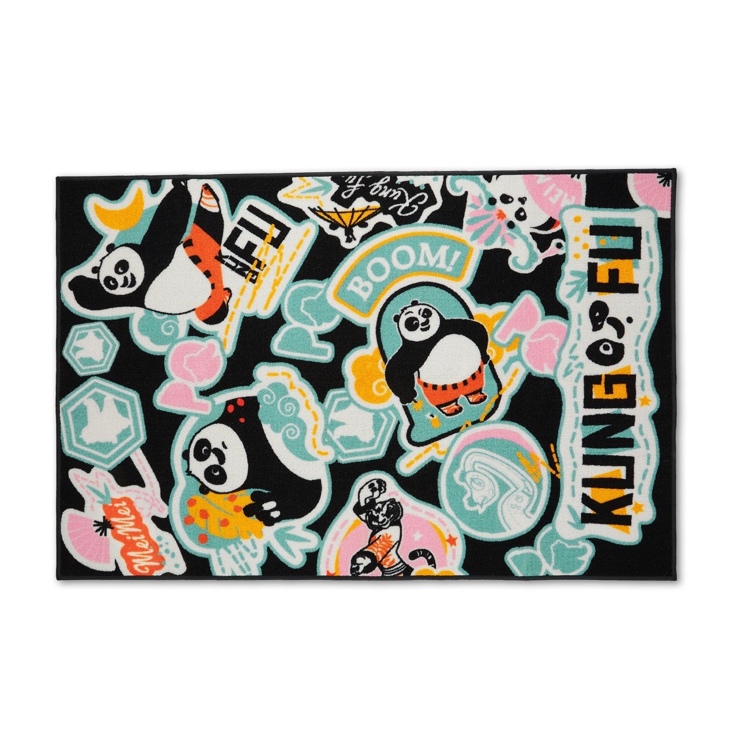 Spaces Kids Nylon Area Rugs, 1070 GSM, Character, Dark Blue