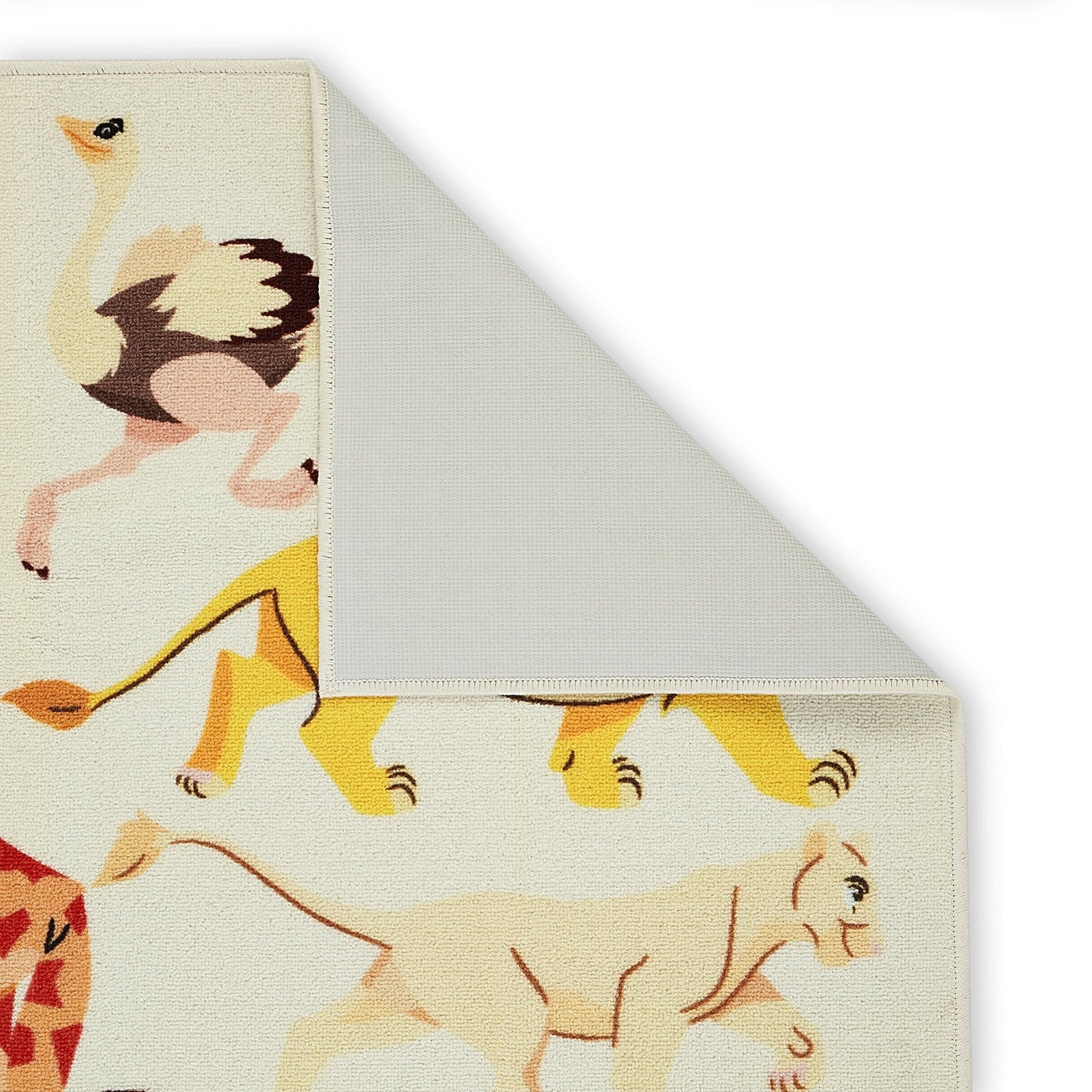 Spaces Kids Nylon Area Rugs, 1070 GSM, Character, Blush