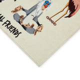 Spaces Kids Nylon Area Rugs, 1070 GSM, Character, Blush