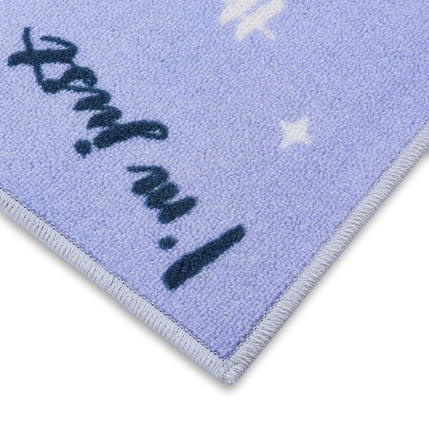 Spaces Kids Nylon Small Foot Mat, 1070 GSM, Character, Light Violet